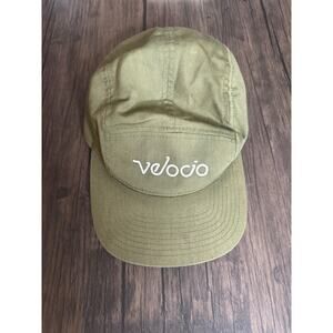 Velocio 5-Panel Cap in Green Mens One Size Cycling Gorpcore